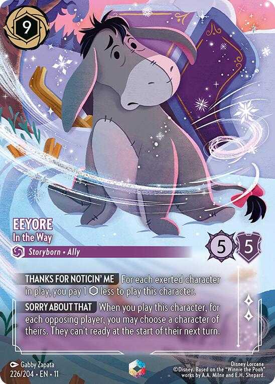 Eeyore - In the Way #226 Prices | Lorcana Winterspell | Lorcana Cards