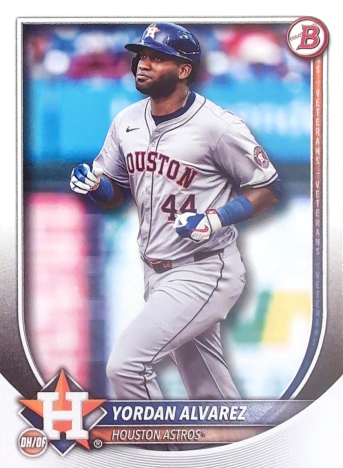 Yordan Alvarez #25 Baseball Cards 2025 Bowman