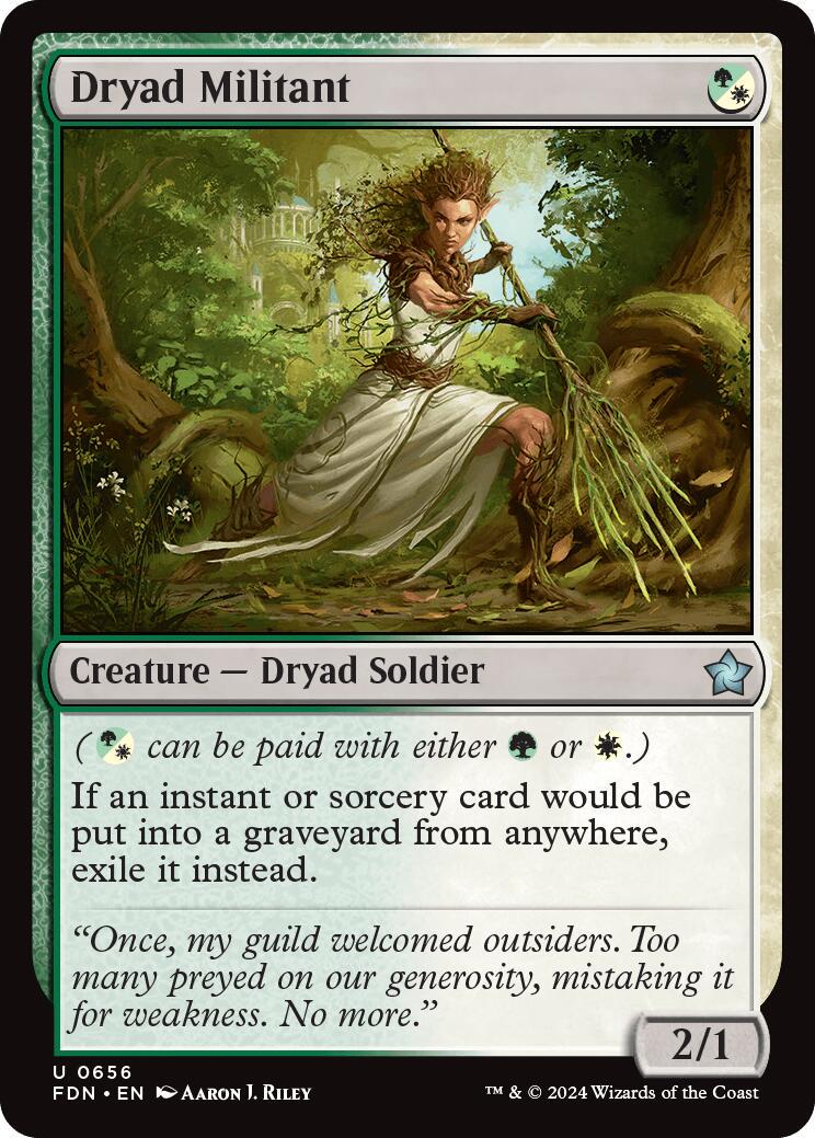 Dryad Militant (Magic Foundations)