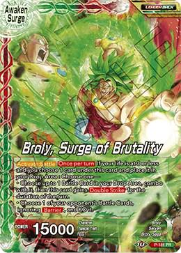 Broly // Broly, Surge of Brutality P-181 Dragon Ball Fusion World Promos
