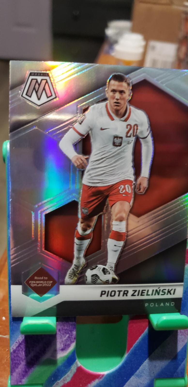 Piotr Zielinski #47 2021 Panini Mosaic Road To FIFA World Cup