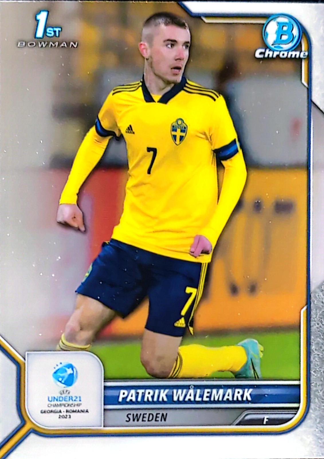 Patrik Walemark #58 2022 Bowman Chrome Road To UEFA U21