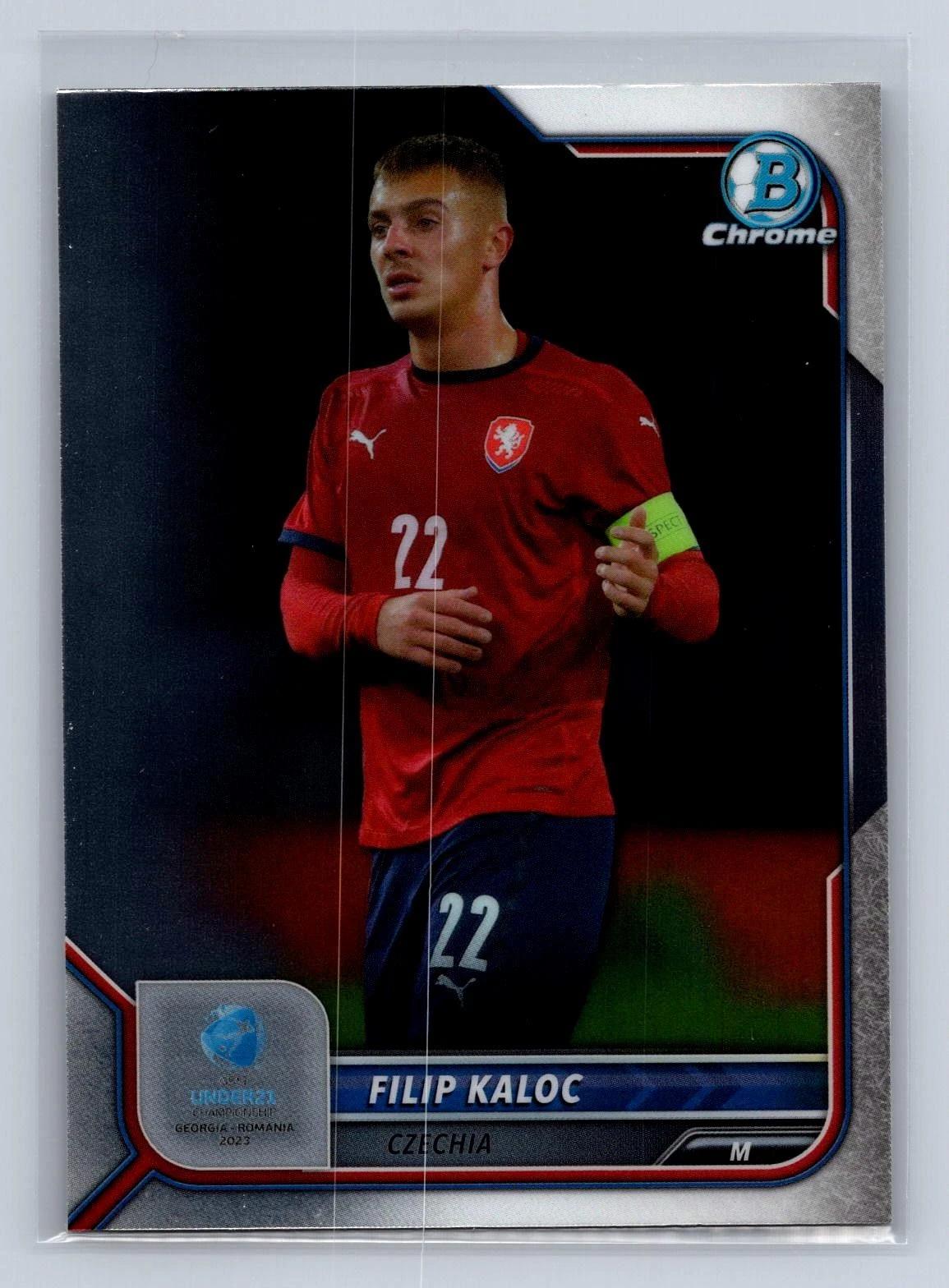 Filip Kaloc #109 2022 Bowman Chrome Road To UEFA U21