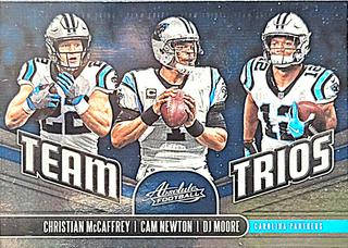 Cam Newton, Christian McCaffrey, DJ Moore