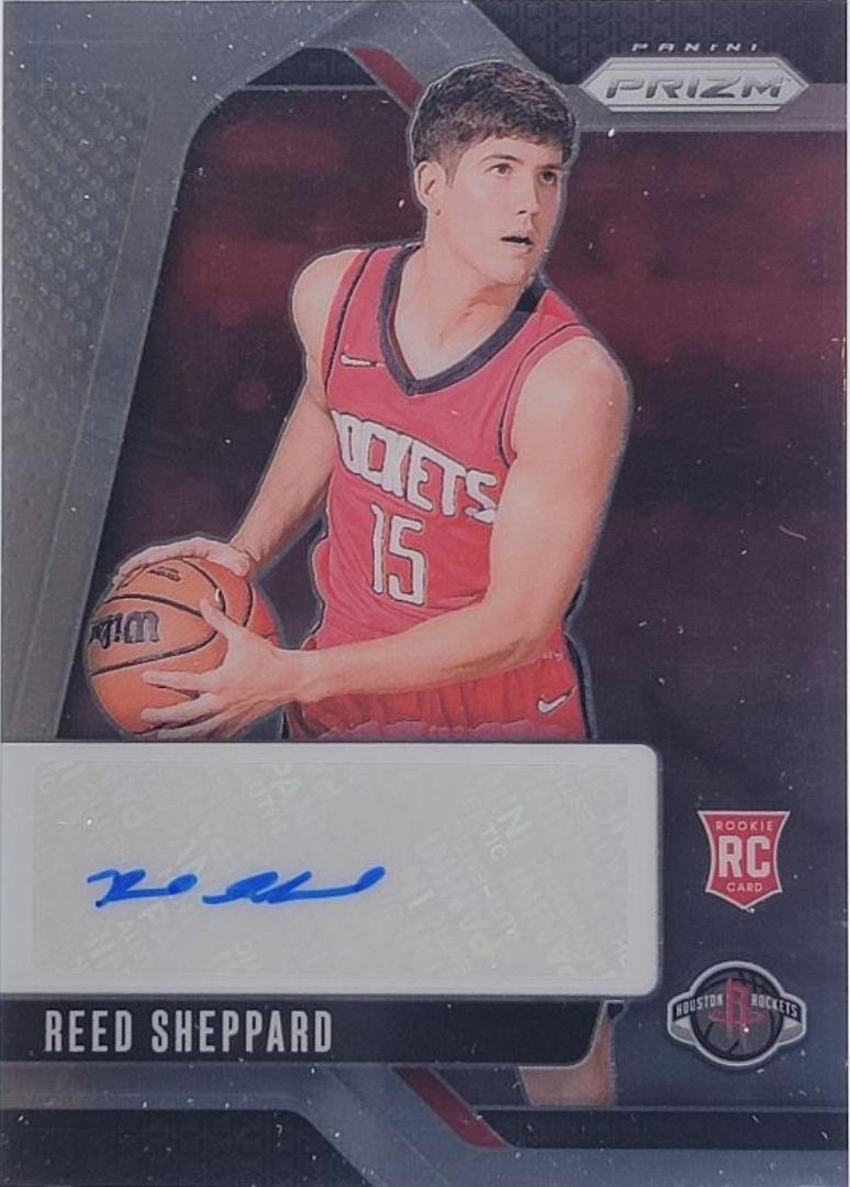 Reed Sheppard #RSI-RSR Basketball Cards 2024 Panini Prizm Rookie Signature