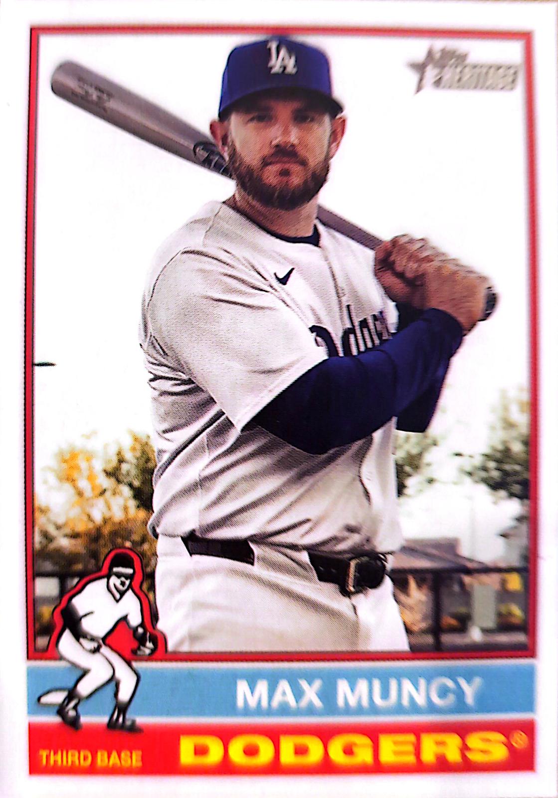 Max Muncy #359 Baseball Cards 2025 Topps Heritage