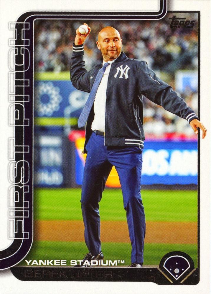 Derek Jeter #FPU-8 Prices | 2025 Topps Update First Pitch