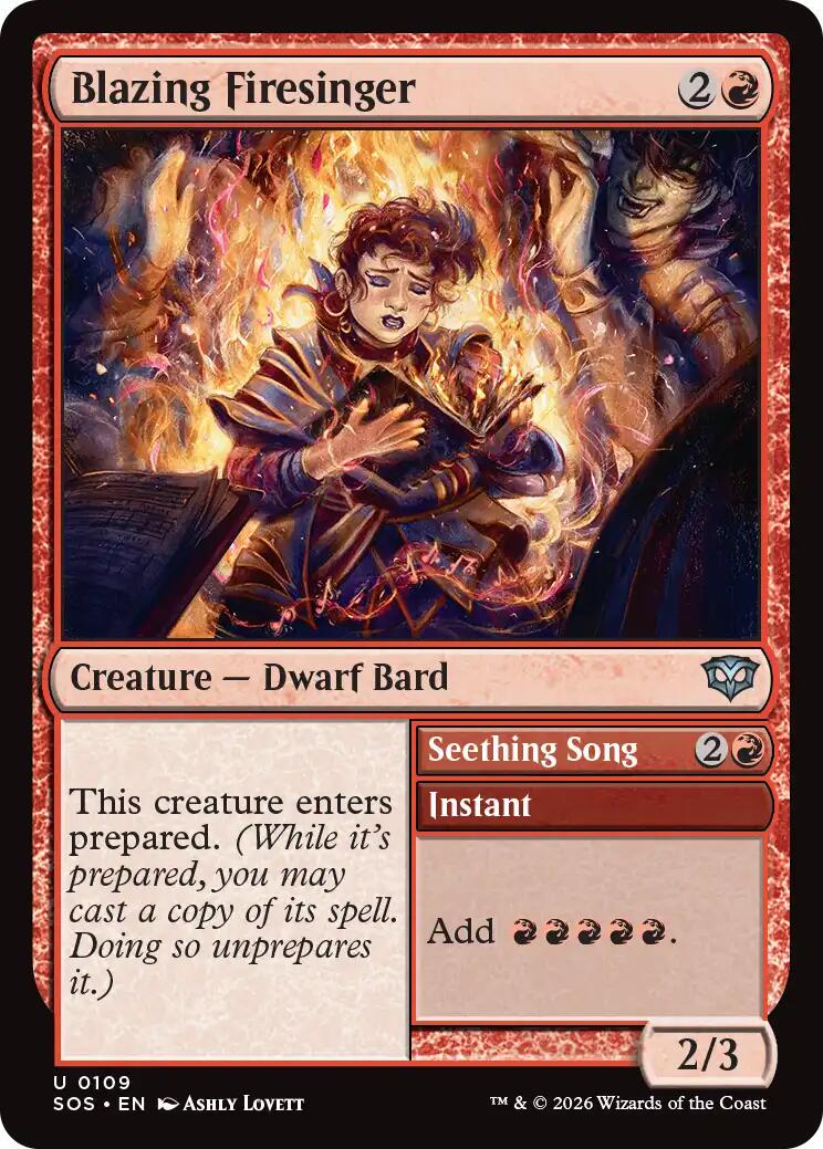 Blazing Firesinger [Foil] #109