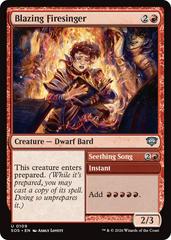 Blazing Firesinger [Foil] #109