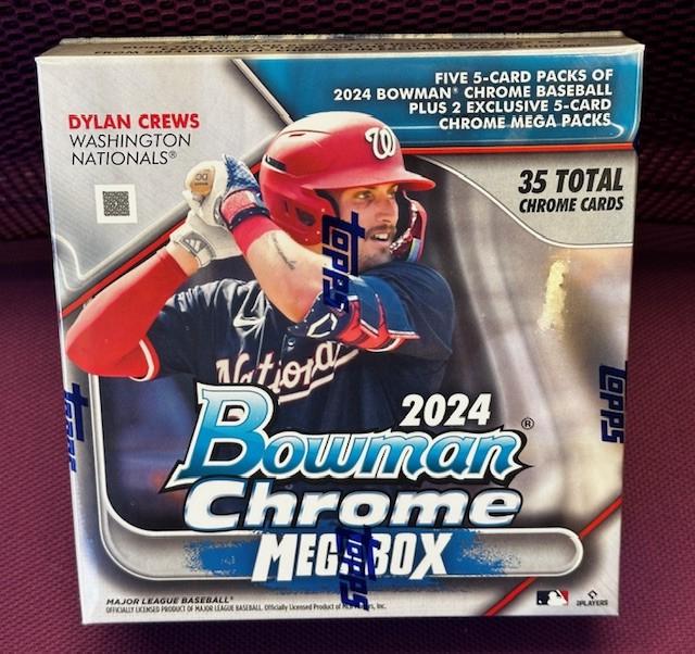 Mega Box Baseball Cards 2024 Bowman Chrome