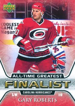 Gary Roberts #12 2005 Upper Deck Finalist Hockey