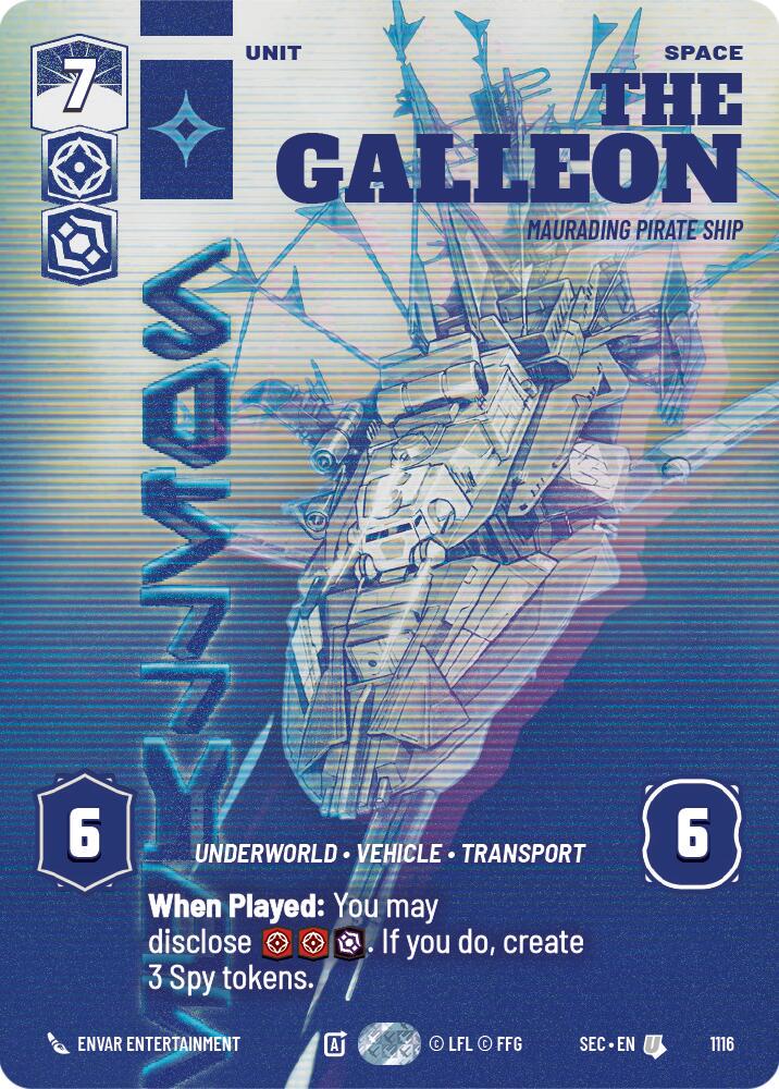 The Galleon - Marauding Pirate Ship [Prestige Foil] #1116