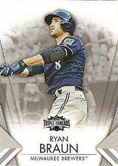 Ryan Braun #22 Baseball Cards 2012 Topps Triple Threads Prices