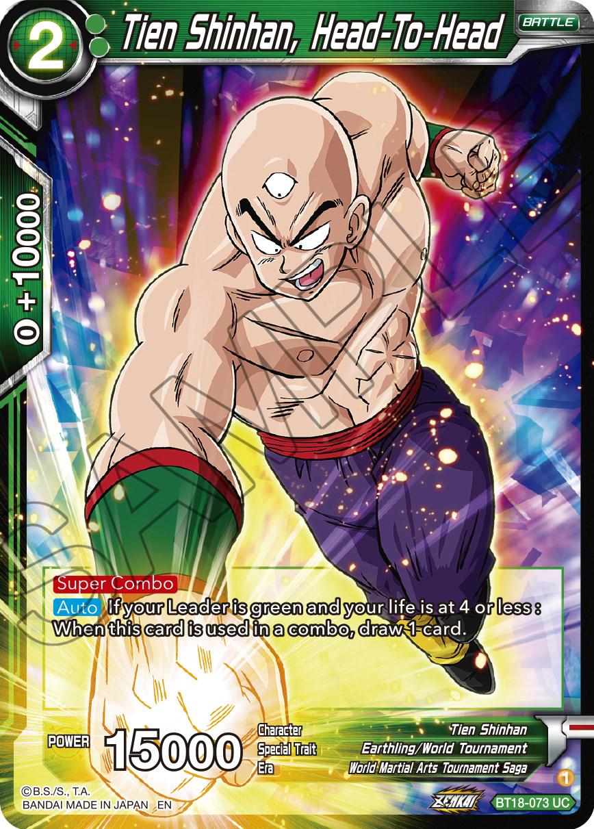 Tien Shinhan, Head-To-Head BT18-073 Dragon Ball Super Dawn of the Z-Legends
