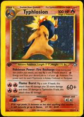 Typhlosion [1st Edition Red Dot Error] #17 Pokemon Neo Genesis Prices