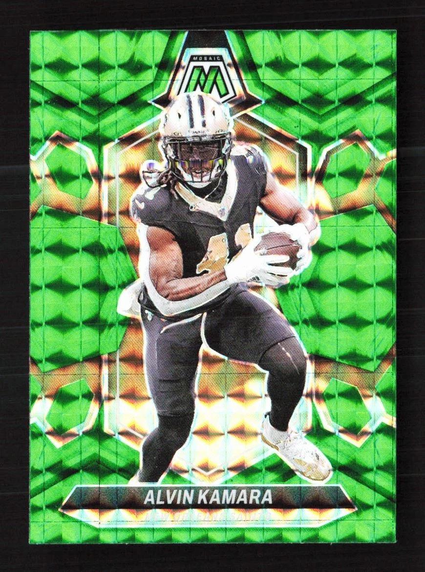 Alvin Kamara [Mosaic Green] #188 Prices | 2025 Panini Mosaic