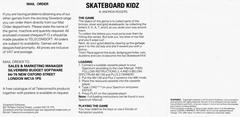 Full Cover Back | Skateboard Kidz ZX Spectrum