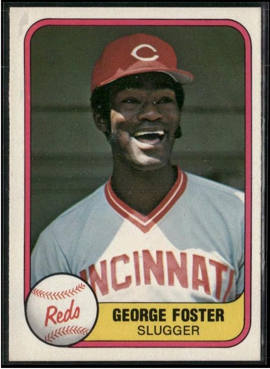 George Foster #202 1981 Fleer Baseball