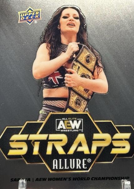 Saraya #S-12 Wrestling Cards 2024 Upper Deck Allure AEW Straps