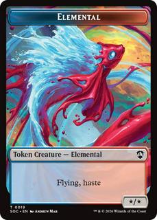 Elemental // Copy Double-Sided Token