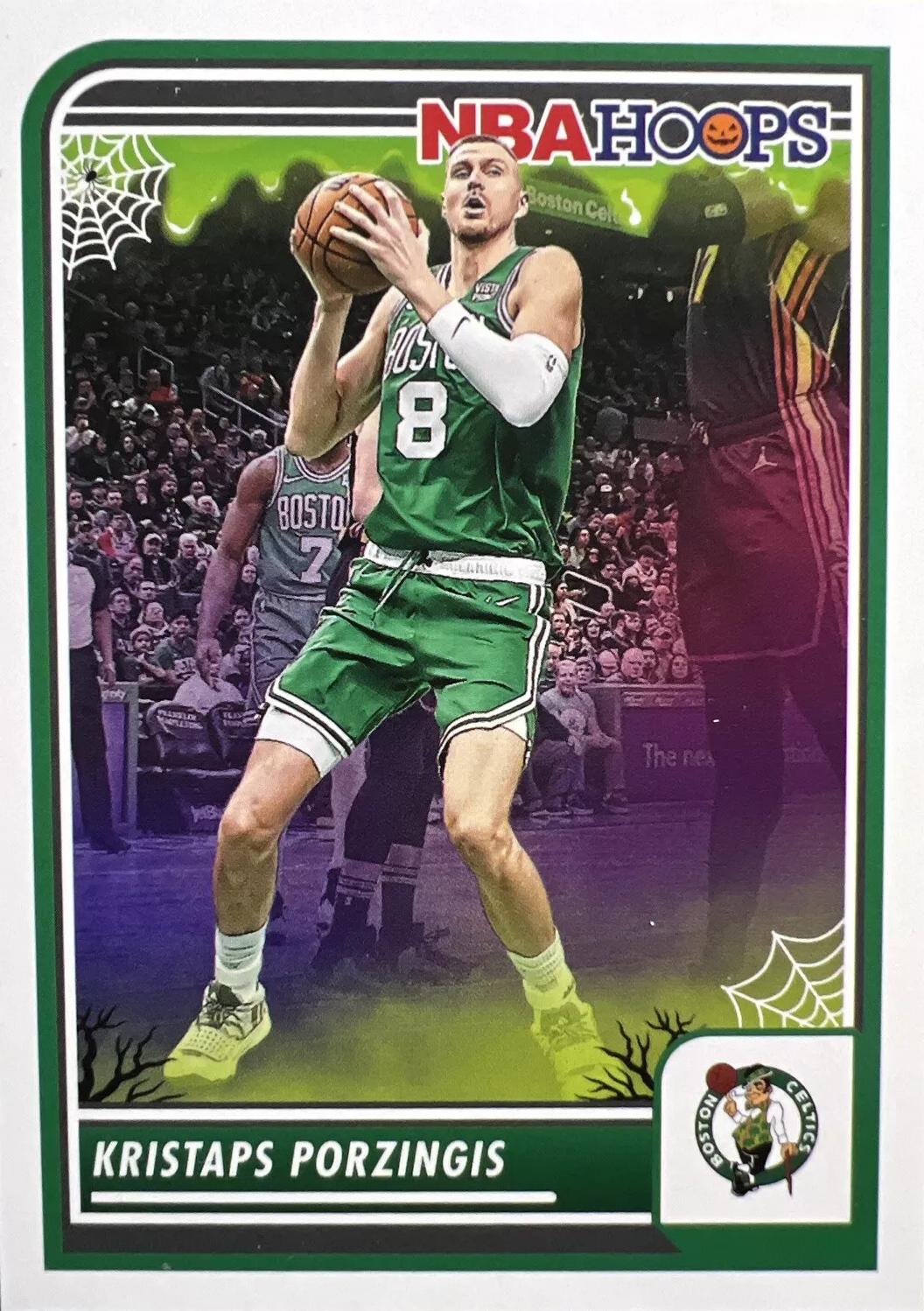 Kristaps Porzingis #2 Basketball Cards 2023 Panini Haunted Hoops