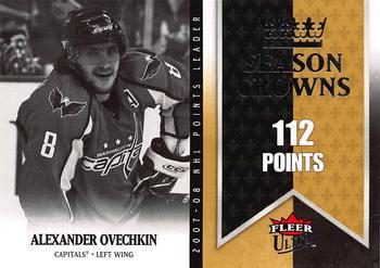 Alexander Ovechkin #SC3 2008 Ultra Season Crowns Hockey