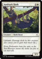 Aardvark Sloth #212