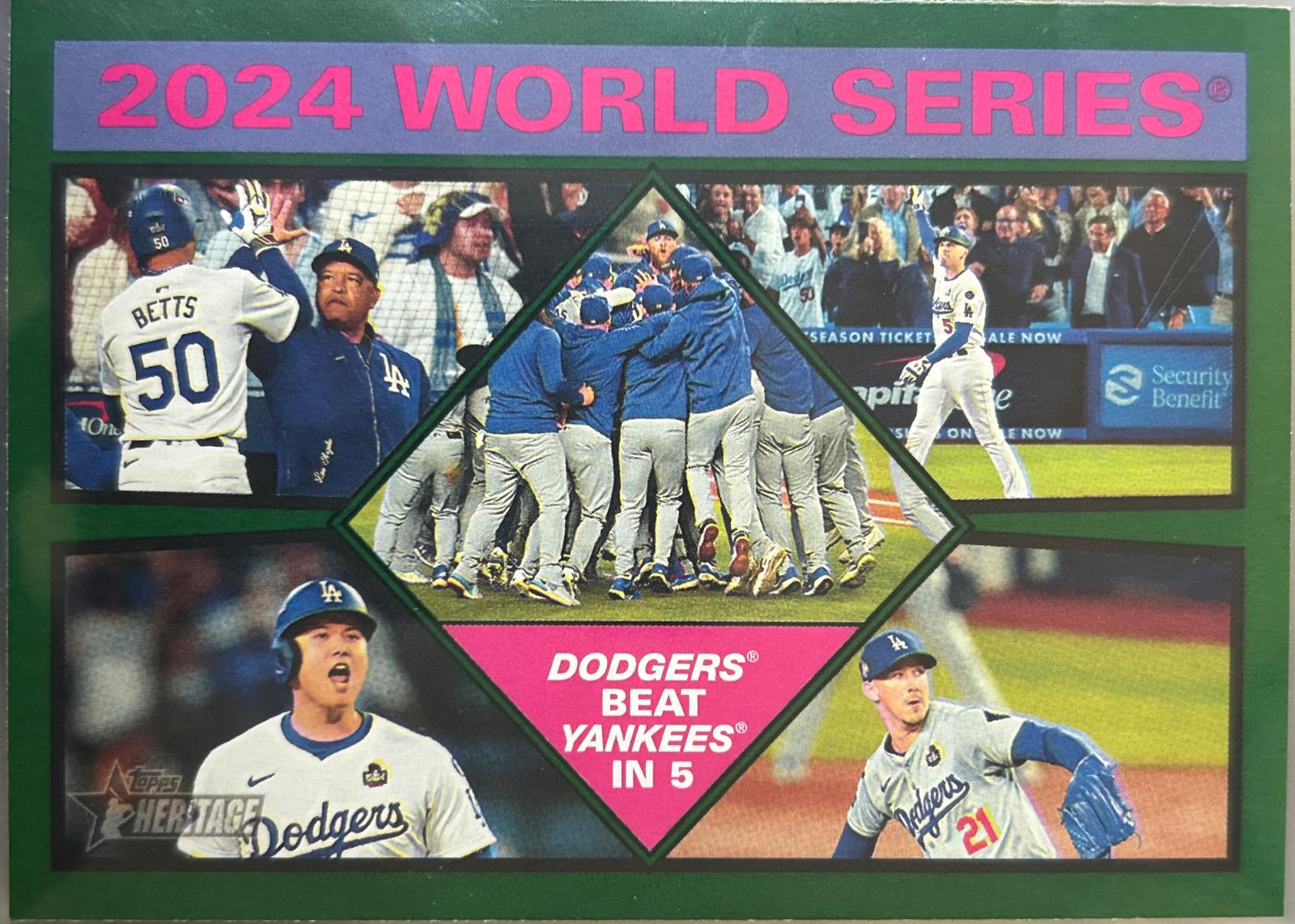 Los Angeles Dodgers [Green Border] #462