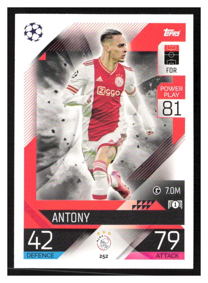 Antony #252 2022 Topps Match Attax UEFA Champions League