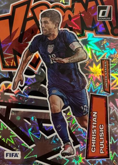 Christian Pulisic #24 Soccer Cards 2022 Panini Donruss Kaboom