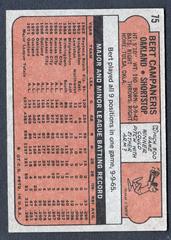 Back | Bert Campaneris Baseball Cards 1972 Topps