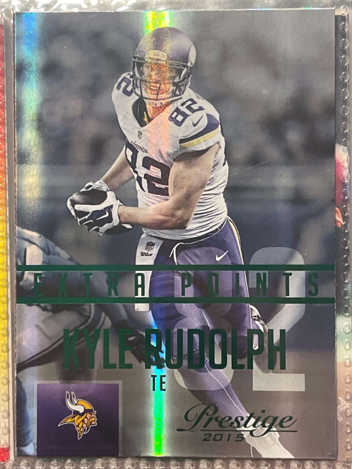 Kyle Rudolph [Extra Points Green] #102