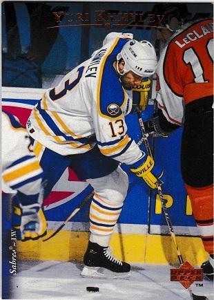 Yuri Khmylev #27 Hockey Cards 1995 Upper Deck