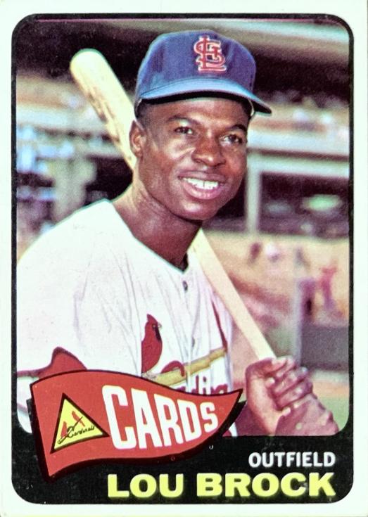 Lou Brock (1965 Topps)