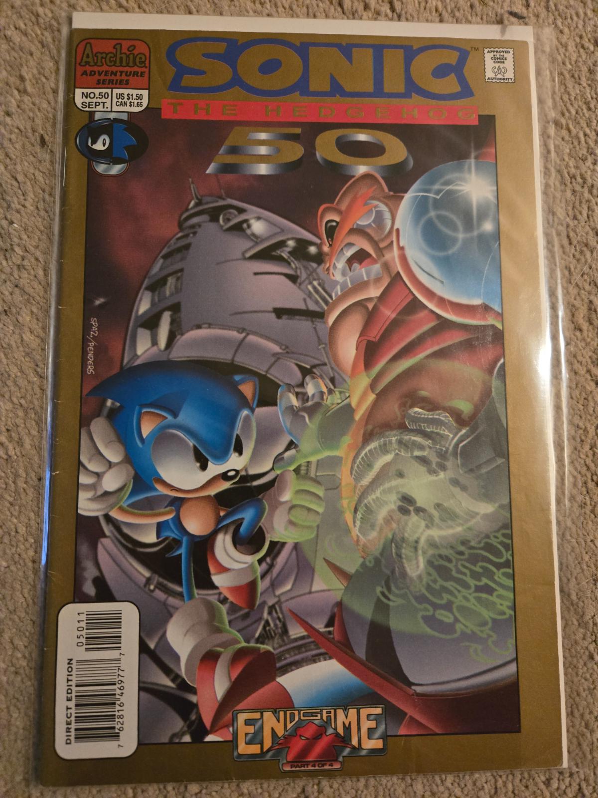 Sonic The Hedgehog #50 (1997) Comic Books Sonic the Hedgehog