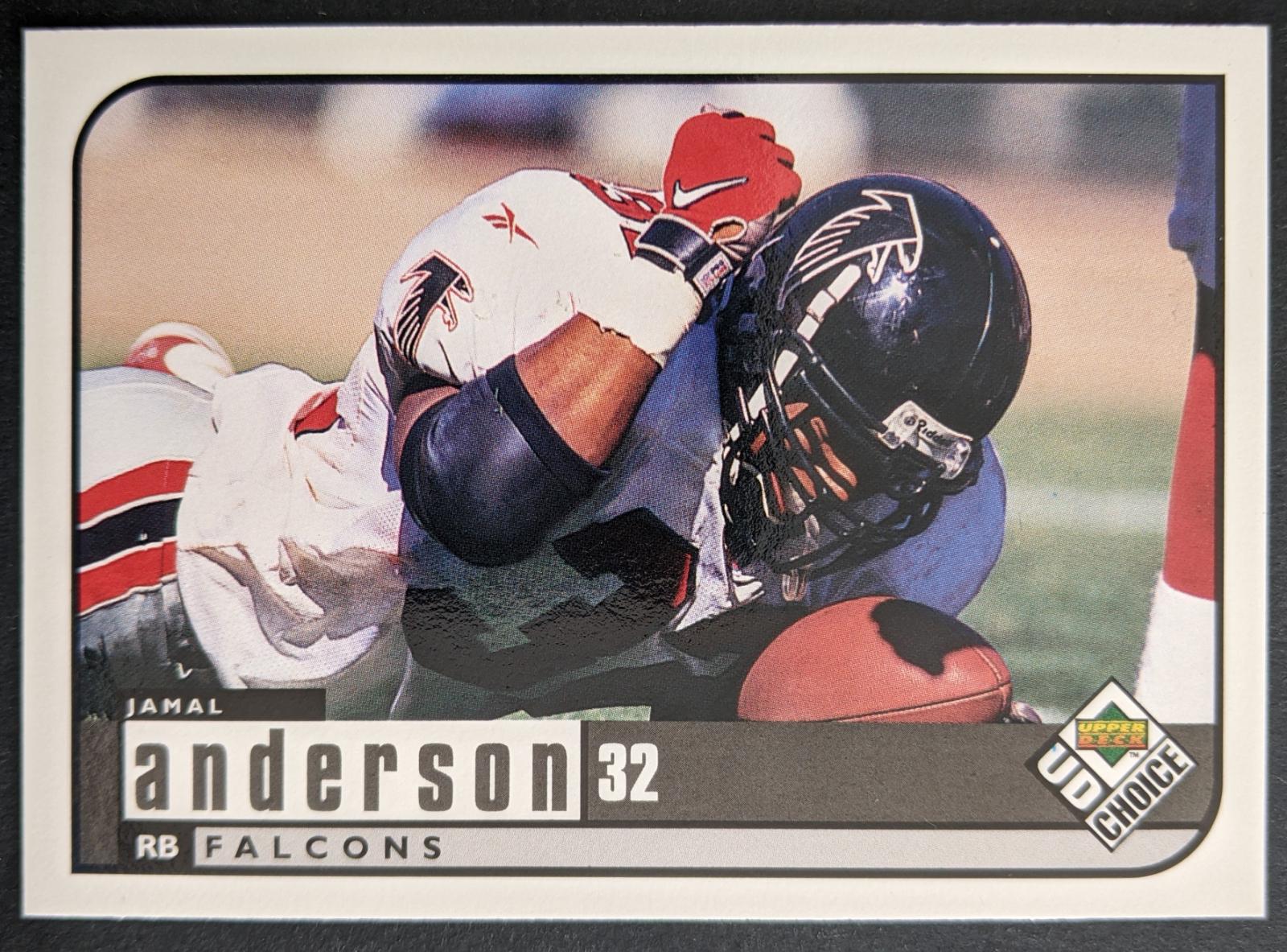 Jamal Anderson #7 Football Cards 1998 Upper Deck UD Choice
