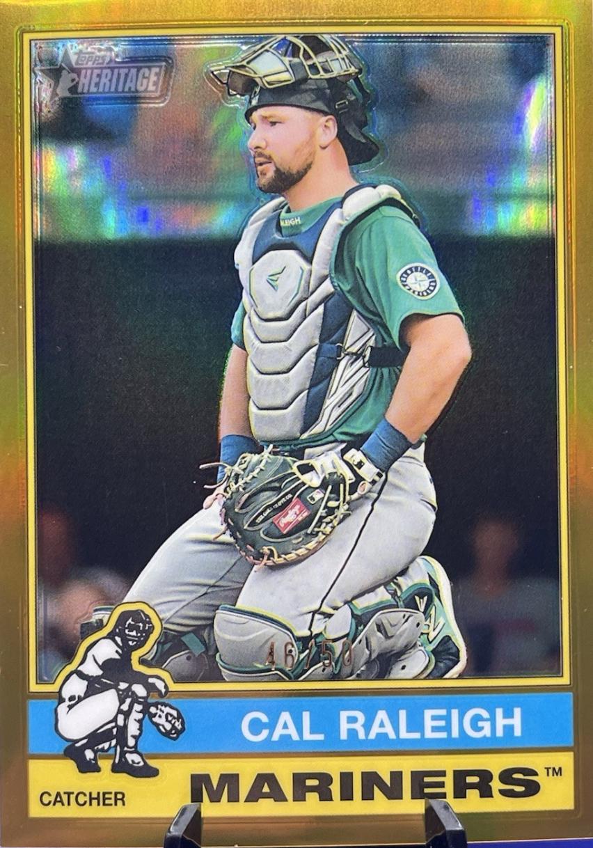 Cal Raleigh [Gold Chrome] #472 Prices | 2025 Topps Heritage | Baseball ...