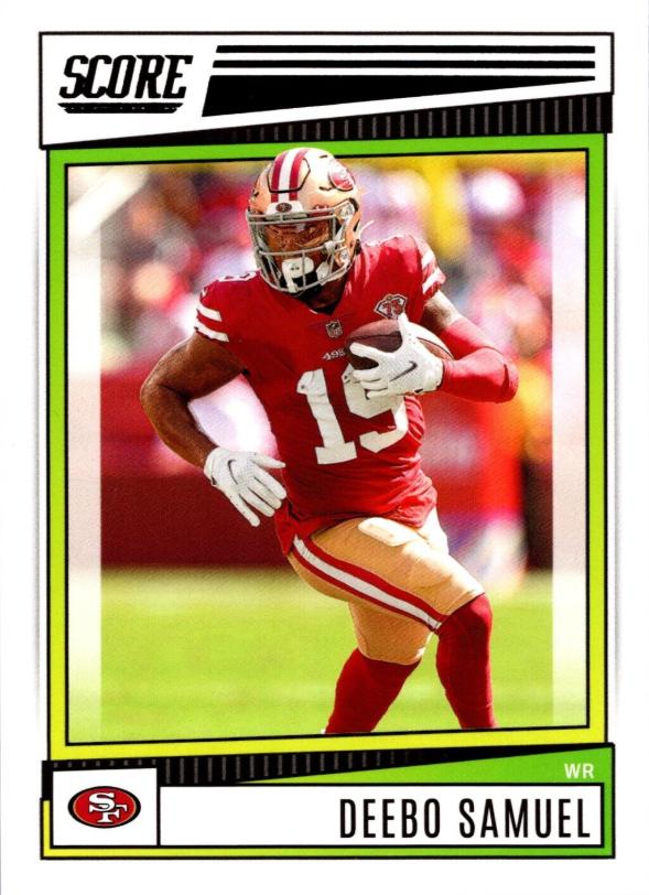 Deebo Samuel #163 Football Cards 2022 Panini Score