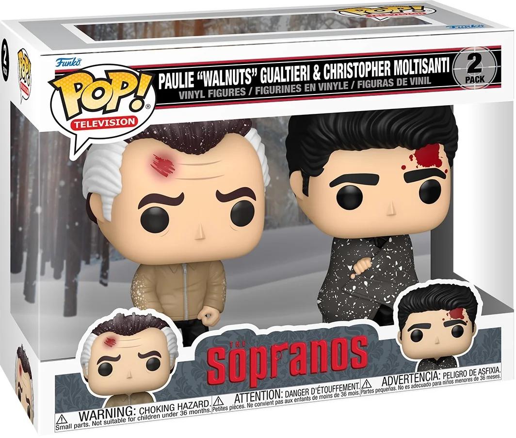 Paulie 'Walnuts' Gualtieri & Christopher Moltisanti 2-Pack The Sopranos Funko Pop box and figure