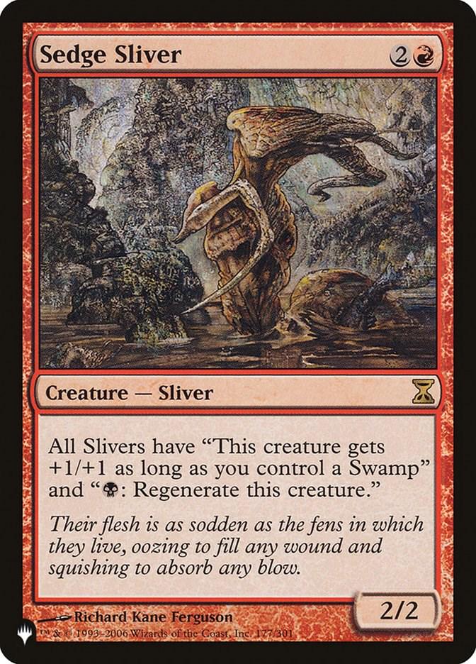 Sedge Sliver #177 Magic The List Reprints