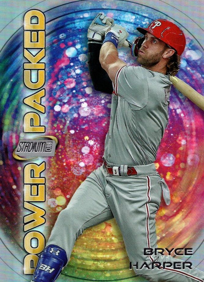 Bryce Harper #PP-15 Baseball Cards 2024 Topps Stadium Club Power Packed