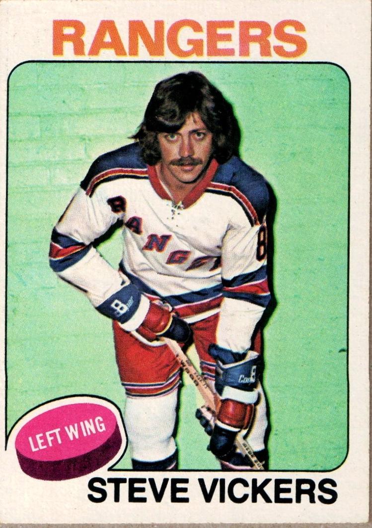 Steve Vickers #19 Hockey Cards 1975 Topps