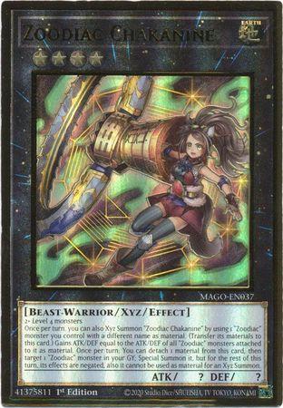 Zoodiac Chakanine MAGO-EN037 YuGiOh Maximum Gold