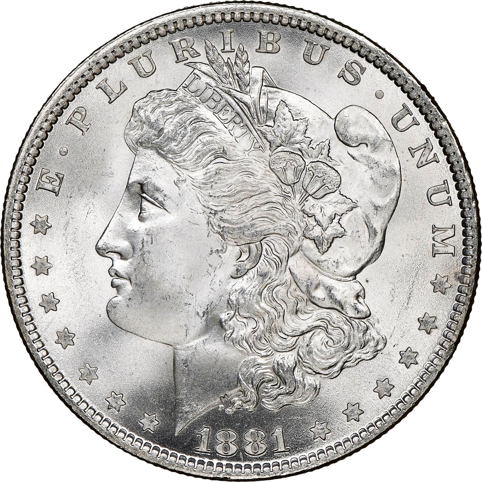 1881 S Coins Morgan Dollar