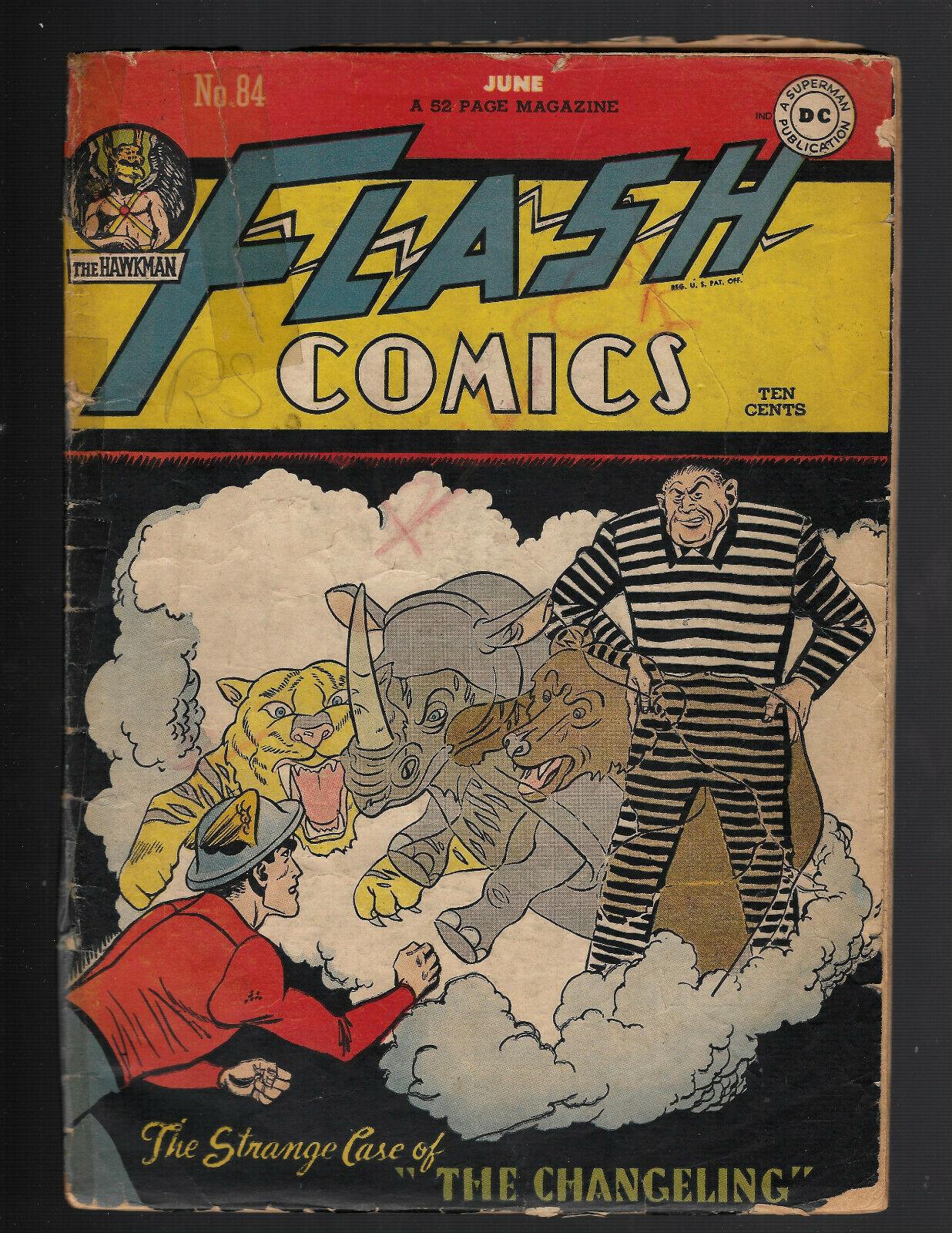 Flash Comics #84 (1947) Comic Books Flash Comics