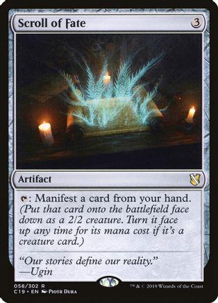 Scroll of Fate #58 Magic Commander 2019