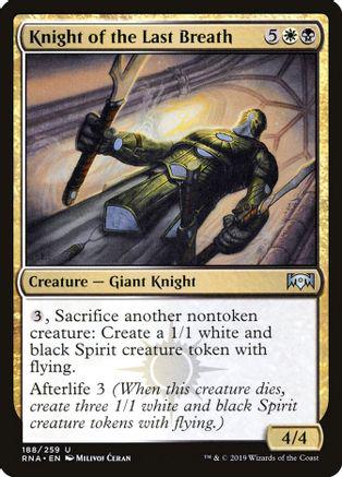 Knight of the Last Breath #188 Magic Ravnica Allegiance