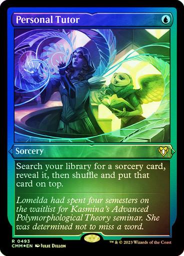 Personal Tutor #493 Magic Commander Masters