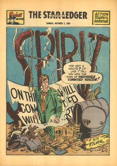 Spirit #10/7/1951 (1951) Comic Books Spirit