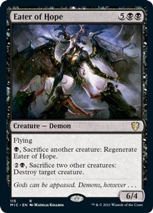 Eater of Hope #115 Magic Midnight Hunt Commander